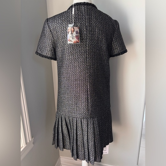 Self-Portrait Black Textured Women’s Dress - Picture 7 of 10